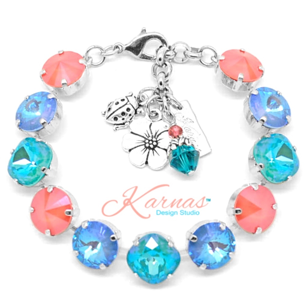 🎉HP🎉ALOHA 12mm Bracelet Crystal KDS - Picture 1 of 4